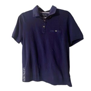 Ted Baker Polo Shirt Classic Design Blue Size 4